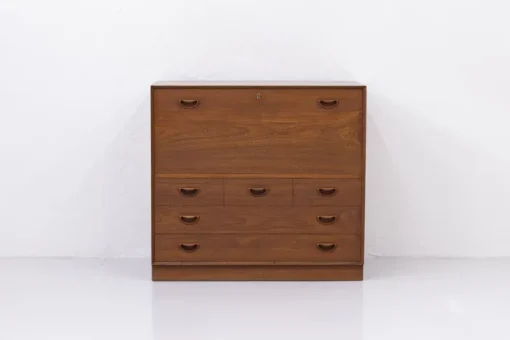 Pamono Danish Secretary Cabinet in Teak by Hvidt and Mølgaard-Nielsen for Søborg Møbelfabrik, 1960s Outlet