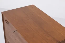Pamono Danish Secretary Cabinet in Teak by Hvidt and Mølgaard-Nielsen for Søborg Møbelfabrik, 1960s Outlet