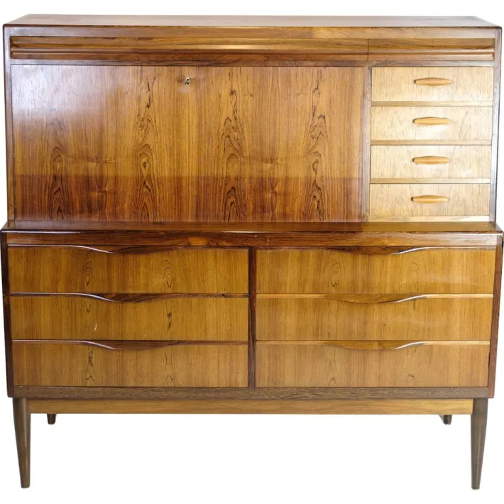 Pamono Danish Secretary in Rosewood by Erling Torvits, 1960s Outlet