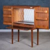 Pamono Danish Teak Bar Cabinet by Carl Hansen & Sønner, 1960s Sale