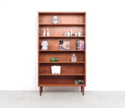 Pamono Danish Teak Bookcase with Adjustable Shelves, 1960s Sale