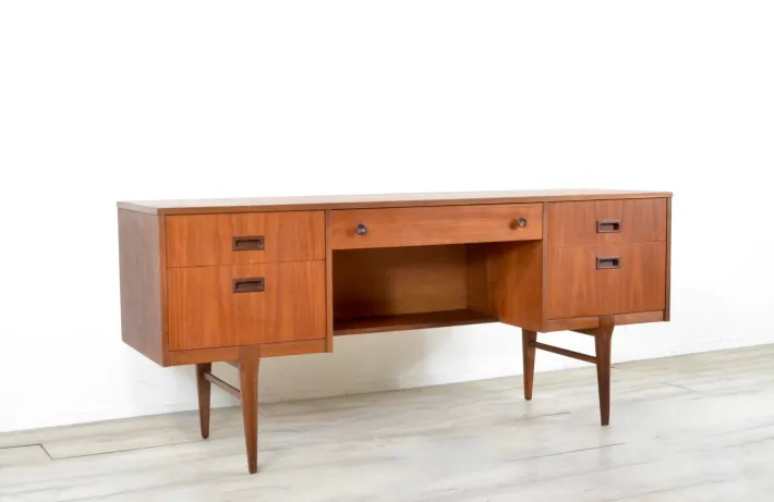 Pamono Danish Teak Desk, 1960s New