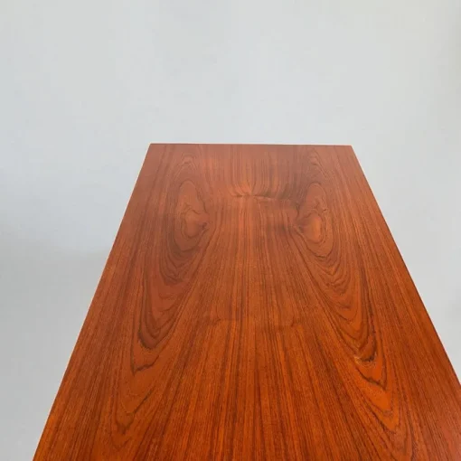 Pamono Danish Teak Desk with Fold-out Top and Bookshelves, 1960s Outlet