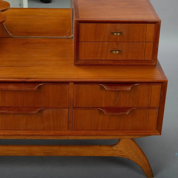 Pamono Danish Teak Dressing Table, 1960s