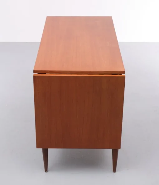 Pamono Danish Teak Drop Leaf Writing Desk by Arne Vodder, 1960s New