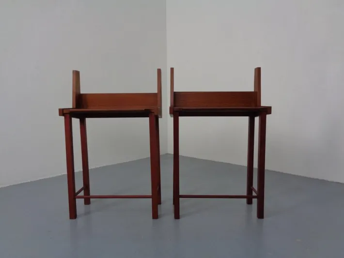 Pamono Danish Teak Nightstands, 1960s, Set of 2
