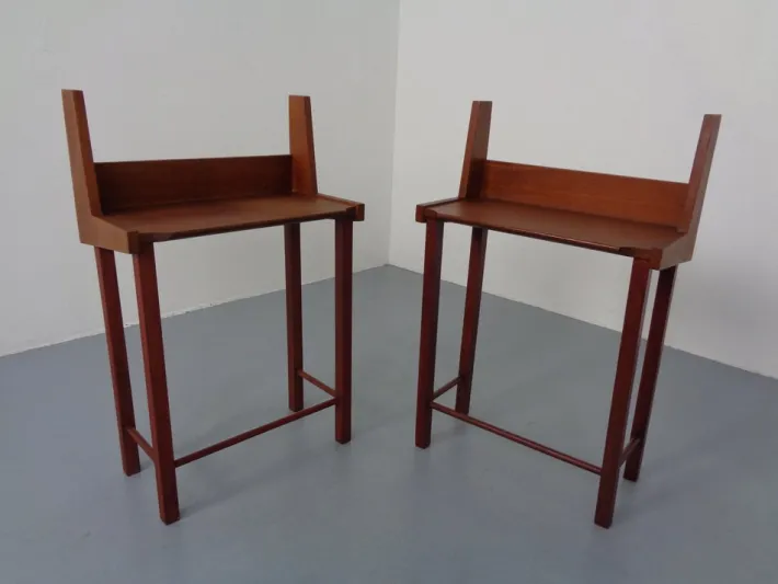 Pamono Danish Teak Nightstands, 1960s, Set of 2