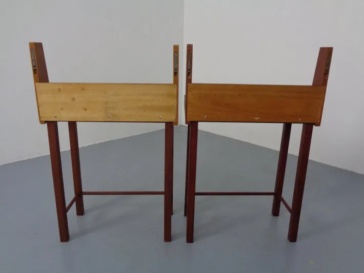 Pamono Danish Teak Nightstands, 1960s, Set of 2