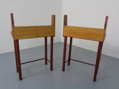 Pamono Danish Teak Nightstands, 1960s, Set of 2