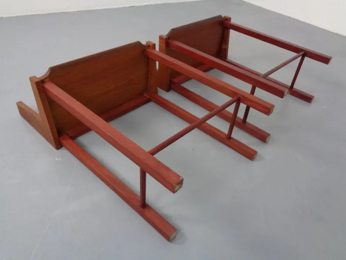 Pamono Danish Teak Nightstands, 1960s, Set of 2