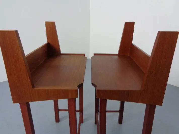 Pamono Danish Teak Nightstands, 1960s, Set of 2
