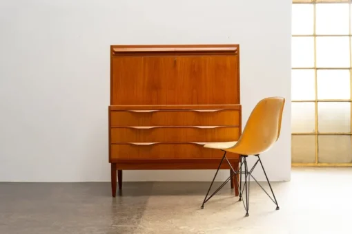 Pamono Danish Teak Sekretär by Erling Torvits for Klim Møbelfabrik, 1960s Clearance