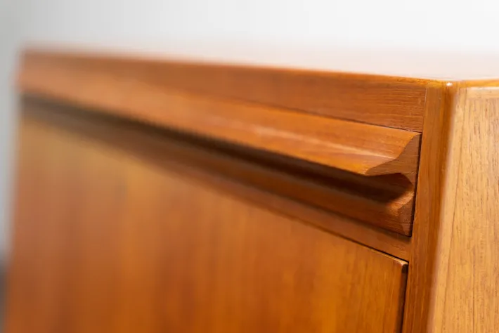 Pamono Danish Teak Sekretär by Erling Torvits for Klim Møbelfabrik, 1960s Clearance