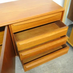 Pamono Danish Teak Sideboard with Bar Section attributed to Bernhard Pedersen & Søn, 1960s Hot