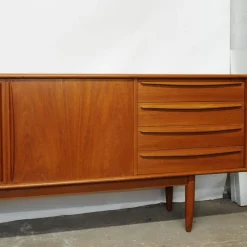 Pamono Danish Teak Sideboard with Bar Section attributed to Bernhard Pedersen & Søn, 1960s Hot