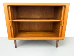 Pamono Danish Teak Sideboard with Tambour Doors from CFC Silkeborg, 1970s Hot