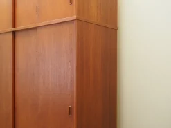 Pamono Danish Teak Wardrobe, 1970s