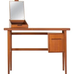 Pamono Danish Vanity Table or Desk in Teak by Kurt Østervig, Denmark