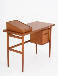 Pamono Danish Vanity Table or Desk in Teak by Kurt Østervig, Denmark