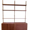 Pamono Danish Wall-Mounted Shelving System in Teak, 1960s Discount