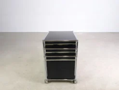 Pamono Dark Blue Office Cabinet from USM Haller Hot