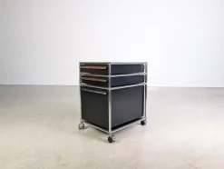 Pamono Dark Blue Office Cabinet from USM Haller Hot