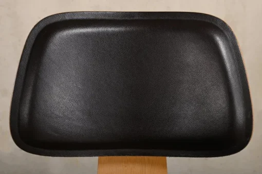Pamono DCW Dining Chair in Ash with Dark Brown Leather Seat by Charles & Ray Eames for Vitra, 1990s Discount