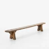Pamono Decorative Wooden Low Bench, France, 1850s New