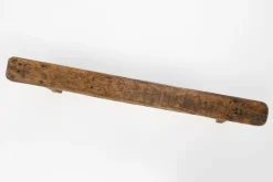 Pamono Decorative Wooden Low Bench, France, 1850s New