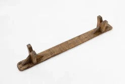 Pamono Decorative Wooden Low Bench, France, 1850s New