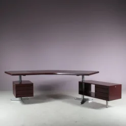 Pamono Desk by Osvaldo Borsani for Tecno Milan, Italy, 1950s
