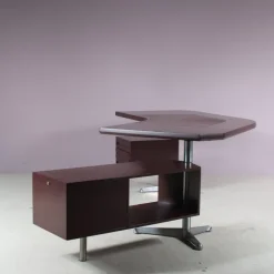 Pamono Desk by Osvaldo Borsani for Tecno Milan, Italy, 1950s