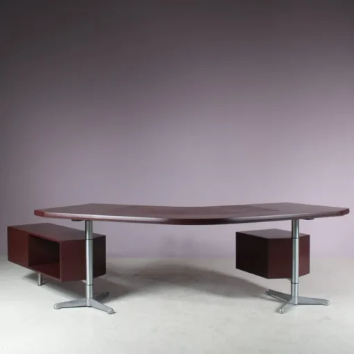 Pamono Desk by Osvaldo Borsani for Tecno Milan, Italy, 1950s