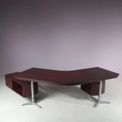 Pamono Desk by Osvaldo Borsani for Tecno Milan, Italy, 1950s