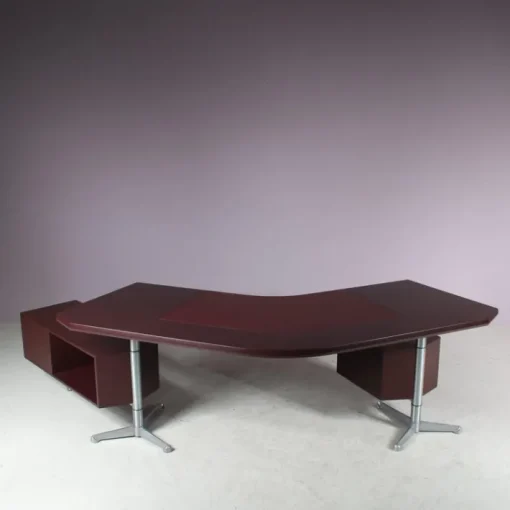Pamono Desk by Osvaldo Borsani for Tecno Milan, Italy, 1950s