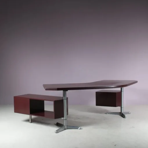 Pamono Desk by Osvaldo Borsani for Tecno Milan, Italy, 1950s