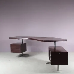 Pamono Desk by Osvaldo Borsani for Tecno Milan, Italy, 1950s