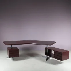 Pamono Desk by Osvaldo Borsani for Tecno Milan, Italy, 1950s