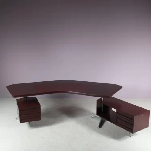 Pamono Desk by Osvaldo Borsani for Tecno Milan, Italy, 1950s
