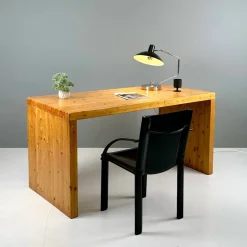 Pamono Desk in Fir, 1970s Outlet