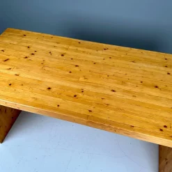 Pamono Desk in Fir, 1970s Outlet