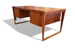 Pamono Desk Model 70 in Teak by Kai Kristiansen for Feldballe Møbelfabrik, 1960s
