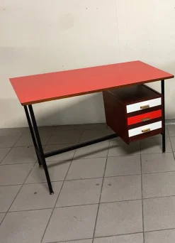 Pamono Desk with Colored Formica Top, 1960s Sale
