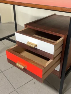 Pamono Desk with Colored Formica Top, 1960s Sale