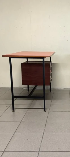 Pamono Desk with Colored Formica Top, 1960s Sale
