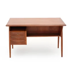Pamono Desk with Drawers by Gunnar Nielsen Tibergaard for Tibergaard Furniture, 1960s Discount