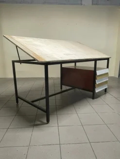 Pamono Desk with Tilting Top, 1960s Discount