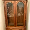 Pamono 2-Door Display Cabinet in Walnut with Detached Columns, 19th Century Outlet