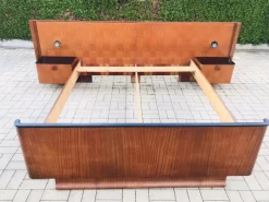 Pamono Double Bed by J.Halabala for Up Závody, 1930s Online