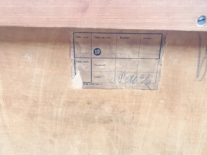 Pamono Double Bed by J.Halabala for Up Závody, 1930s Online